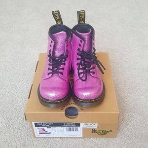 Dr. Martens Dark Pink 1460 Glitter Child